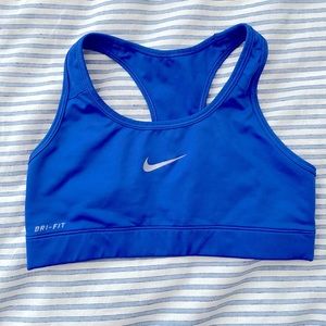Nike Dri-Fit Sports Bra Small Royal Blue 💙